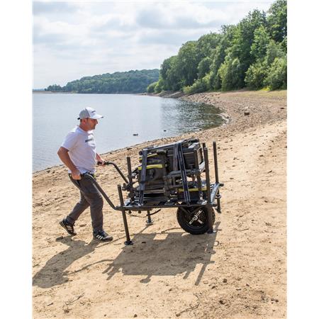 TRANSPORTKAR FOX MATRIX XR DURALITE PLATFORM POWER BARROW
