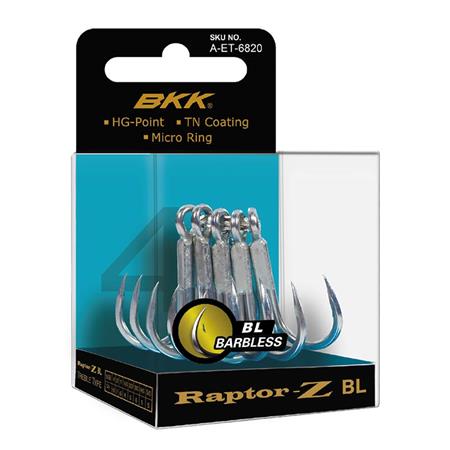 TREBLE HOOK BKK RAPTOR-Z BL