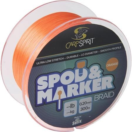 Treccia Carp Spirit Spod And Marker Braid Arancione -300M
