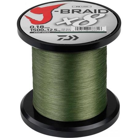 Treccia Daiwa J Braid X 8 Verde - 3000M