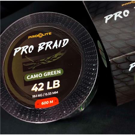 Treccia Pro Elite Baits Pro Braid Camo Green - 600M