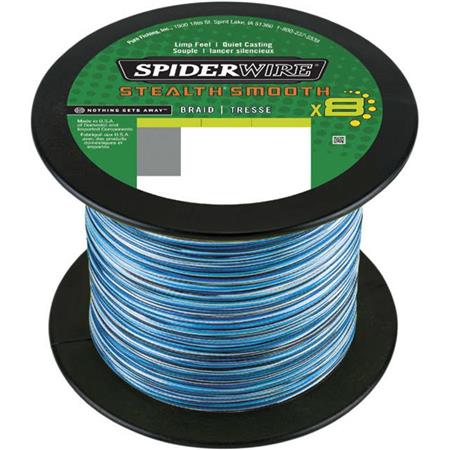 Treccia Spiderwire Stealth Smooth 8 Blue Camo - 2000M