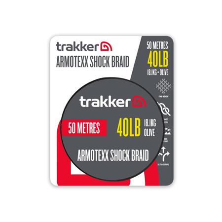 TRECCIA A TERMINALI - 50M TRAKKER ARMOTEXX SHOCK BRAID - 50M