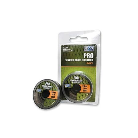 Trenza Al Final De La Línea - 20M Asso Pro Sinking Braid Hooklink Soft - 20M