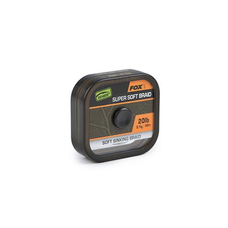 TRENZA PARA BAJO DE LÍNEA FOX EDGES NATURALS SOFT BRAID HOOKLENGTH