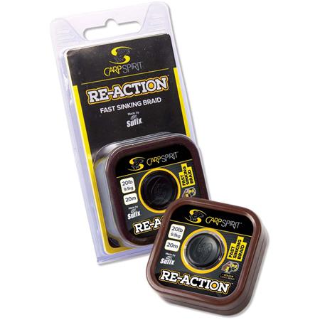Trenza Para El Final De La Línea Carp Spirit Reaction Camo - 20M