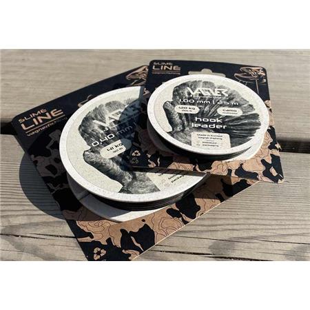 TRENZA PARA FINAL DE LÍNEA VAGNER HOOK LEADER CAMO MULTICOLORE - 25M