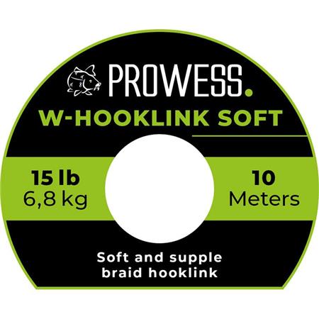 Trenza Para Línea De Fondo- 10M Prowess W-Hooklink Soft - 10M