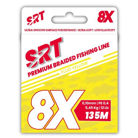Trenza Srt 8X Fluo Amarillo - 135M