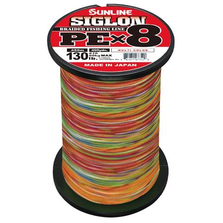 Trenza Sunline Siglon Braid 8X Tuna Broume Multicolor