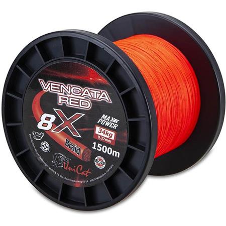 Trenza Unicat Vencata Red 8X - 1500M