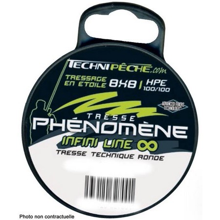 Trenzado- 600M Technipêche Phenomene Infini Line 8 Brins - 600M