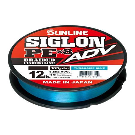 Trenzado Azul Turquesa - 300M Sunline Siglon Braid Pe Adv 8X Bleu Turquoise - 300M