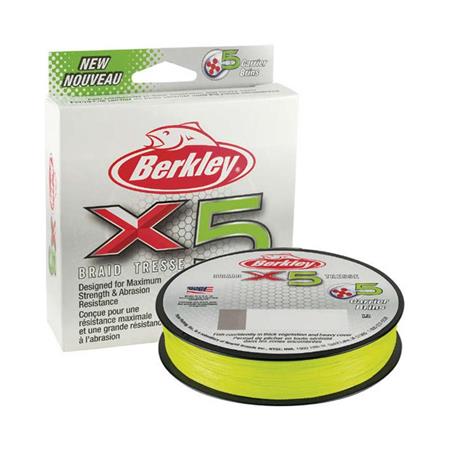 TRENZADO BERKLEY X5 BRAID FLAME GREEN - 2000 M - VERDE CLARO
