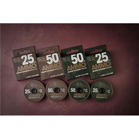 TRENZADO PARA BAJOS DE LÍNEA - 20M ONE MORE CAST AMMO CAMO BRAIDED HOOKLINK - 20M