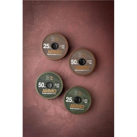 TRENZADO PARA BAJOS DE LÍNEA - 20M ONE MORE CAST AMMO CAMO BRAIDED HOOKLINK - 20M