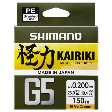 Trenzado Shimano Kairiki G5 Steel Grey - 150M