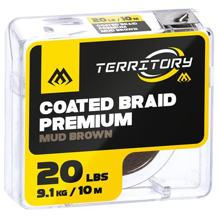 Tresse À Bas De Ligne Mikado Coated Braid Premium Mud Brown - 10M