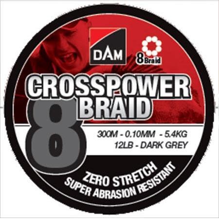 Tresse Dam Crosspower 8-Braid - 300M