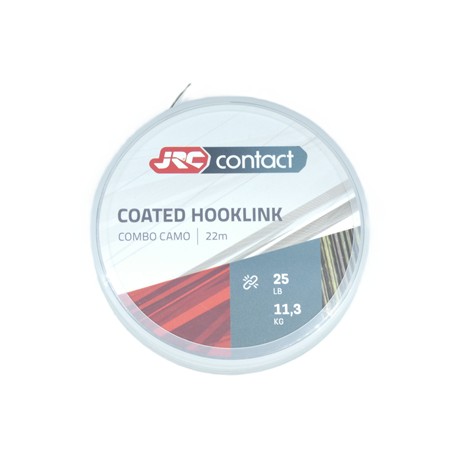 Tresse Jrc Contact Coated Hooklink - 22M - Cbo Camo - 25Lbs