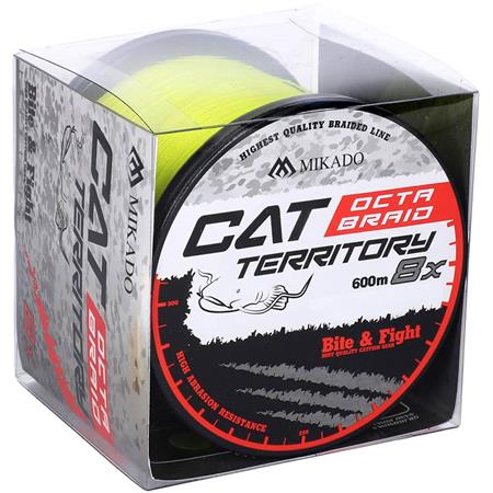 TRESSE MIKADO CAT TERRITORY OCTA BRAID - FLUO - 600M