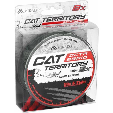 TRESSE MIKADO CAT TERRITORY OCTA BRAID - GREEN - 300M