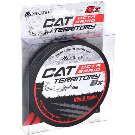 TRESSE MIKADO CAT TERRITORY OCTA BRAID - GREEN - 30M