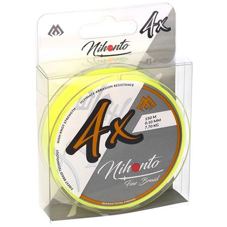 TRESSE MIKADO NIHONTO FINE - JAUNE FLUO - 150M