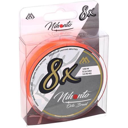 TRESSE MIKADO NIHONTO OCTA BRAID - ORANGE - 150M