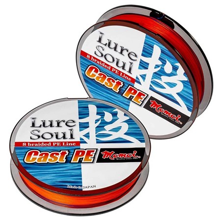 TRESSE MOMOI LURE SOUL CAST PE - ORANGE - 300M