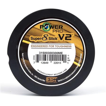 TRESSE POWER PRO SUP 8 SLICK V2 - 135M - MOSS GREEN