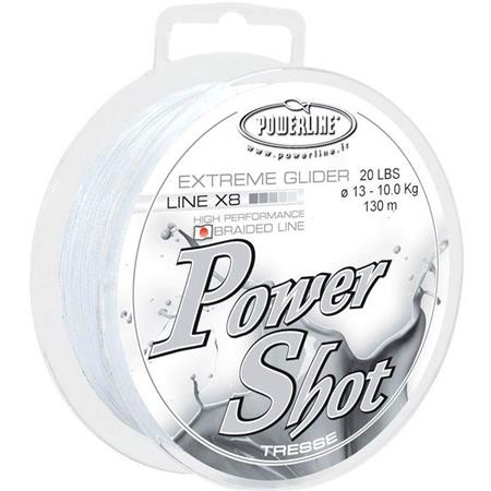 Tresse Powerline Power Shot Blanc - 130M