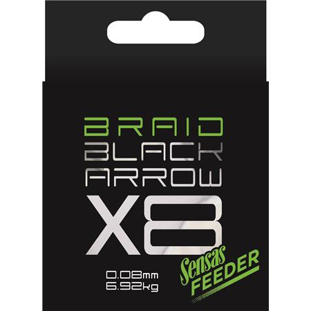 Tresse Sensas Black Arrow X8 Braid - 150M