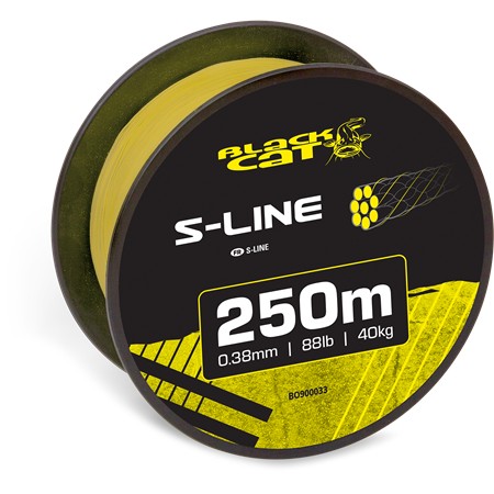 Tresse Silure Black Cat S-Line Yellow