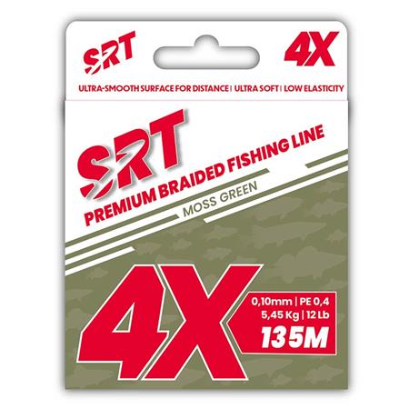 TRESSE SRT 4X MOSS GREEN - 135M