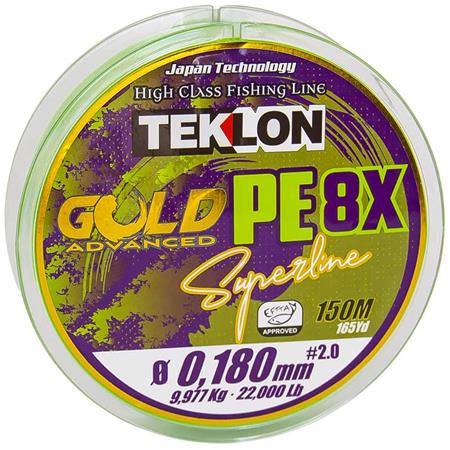 Tresse Teklon Gold Pe 8X Superline - 150M
