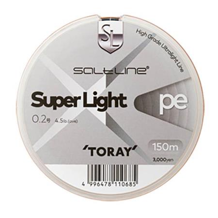 Tresse Toray Saltline Super Light Pe - 150M