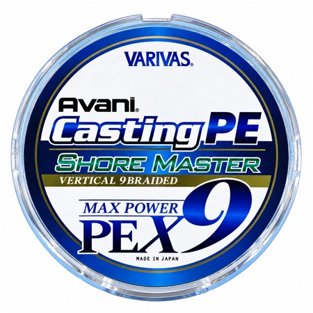 Tresse Varivas Avani Casting Pe Max Power X9 Shore Master - 200M