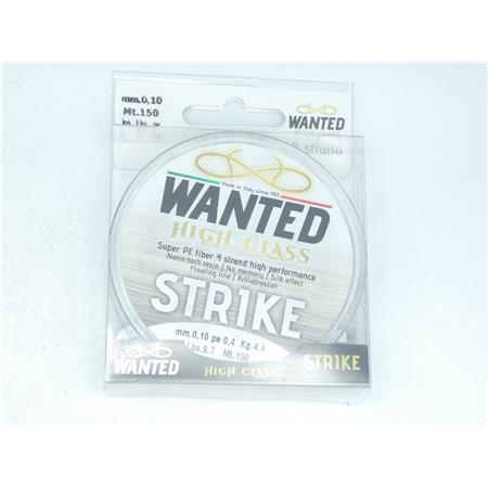 Tresse Wanted Strike X4 - 150M - 0.10Mm Vert