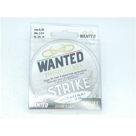 Tresse Wanted Strike X4 - 150M - 0.30Mm Vert