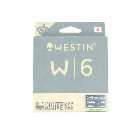 Tresse Westin W6 8 Braid - 300M - 40.5/100