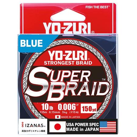 Tresse Yo-Zuri Super Braid Bleu - 137M