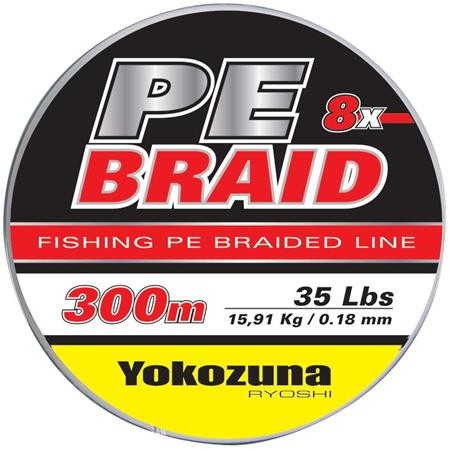 TRESSE YOKOZUNA 8X PE BRAID GRIS - 300M