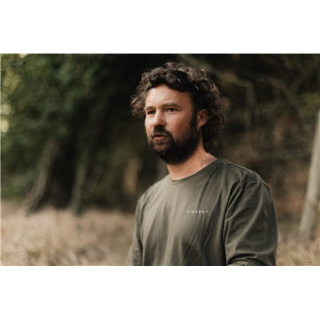 TRICOU BĂRBĂTESC CU MÂNECI LUNGI KORDA MINDSET MINIMAL LS TEE - MĂSLINIU