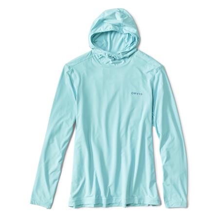 Tricou Cu Mâneci Lungi Pentru Bărbați Orvis Sun Defense L/S Hoodie - Aer Proaspăt