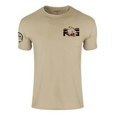 Tricou Cu Mâneci Scurte Pentru Bărbați Hot Spot Design Hair Rig - Maro