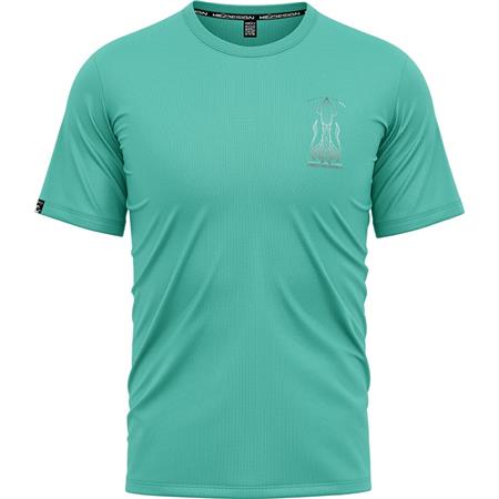 Tricou Cu Mâneci Scurte Pentru Bărbați Hot Spot Design Squid - Albastru