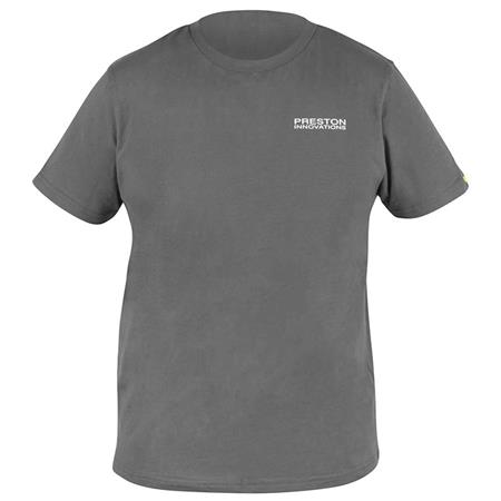 Tricou Cu Mâneci Scurte Pentru Bărbați Preston Innovations Grey T-Shirt - Gris
