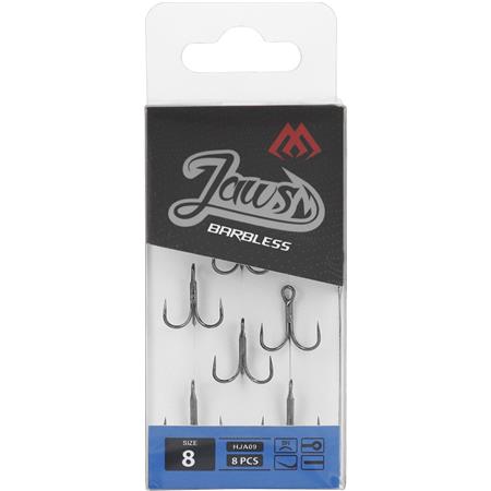 ΤΡΙΠΛΌ ΑΓΚΊΣΤΡΙ MIKADO JAWS TREBLE HOOK BARBLESS