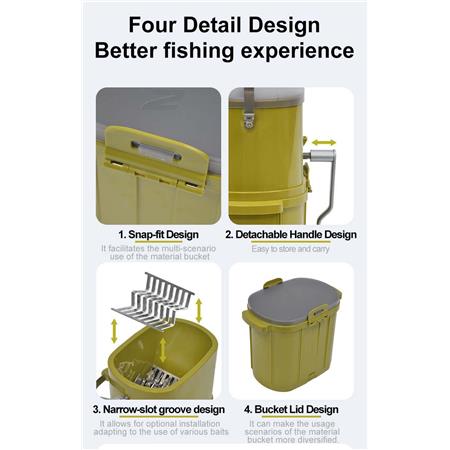 TRITURADOR DE BOILIES BOATMAN CRUSHER PARA BARCO DE ISCOS